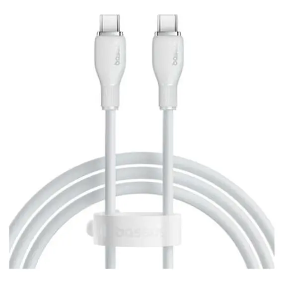 Cable Baseus P10355702221-B1 Pudding Series Fast Charging Cable Type-C to Type-C 100W 1.2m Stellar White