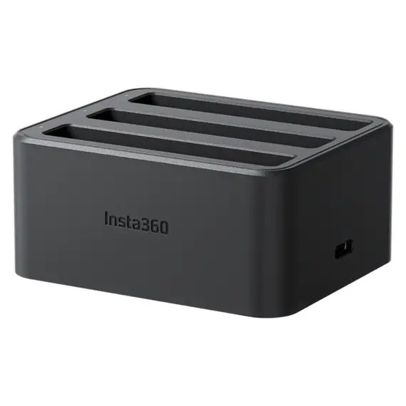 Charging Hub Insta360 X4 Fast Charge Hub, Charges 3 Batteries, PD Fast Charging, USB-C