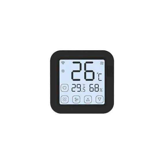 Smart IR Thermostat Moes WR-FL-S16-BK-MS, Wi-Fi, AC Remote Controller, Temperature & Humidity Sensor, Black