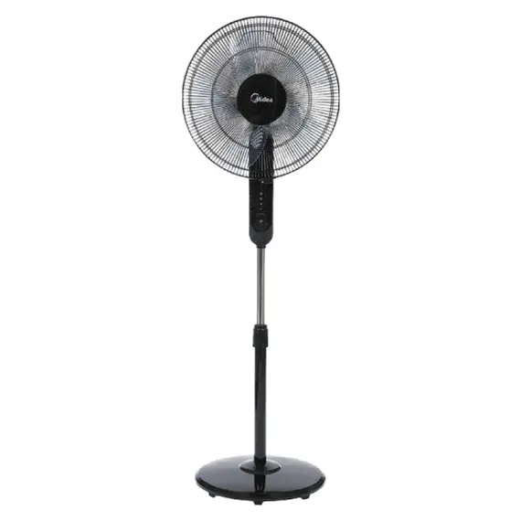 Fan Midea FS40-21MR, Pedestal, 40W, 3 Speeds, Remote Control, Timer, Black