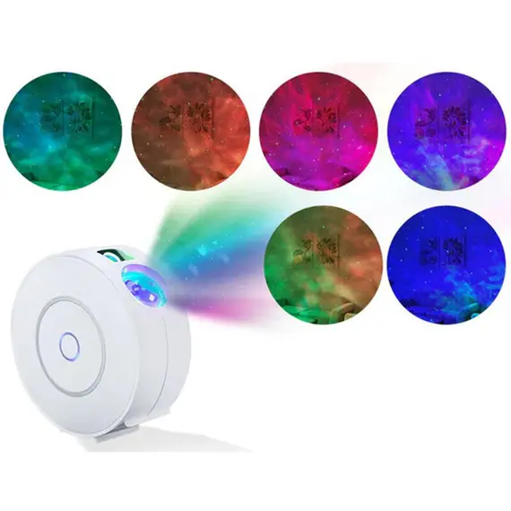Lighting MOES WL-NX-SP-EN Smart Wi-Fi Star Projector, 5W, 16M Colors, App Control, White