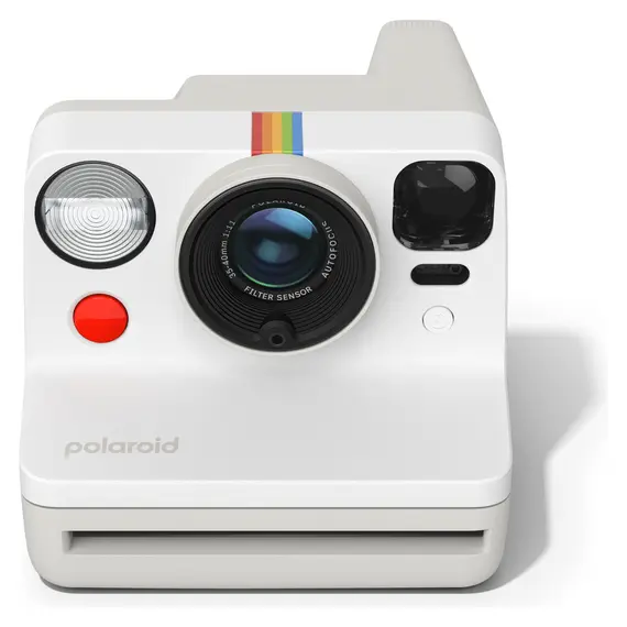Instant camera Polaroid Now Generation 3 Pebble White 009155