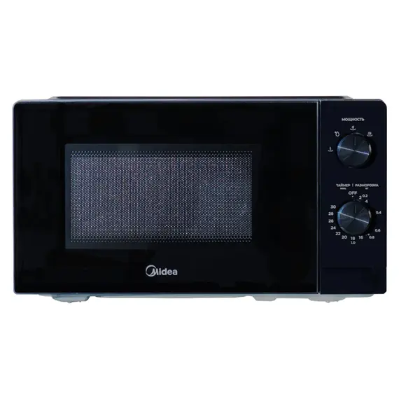 Microwave Oven Midea MM7P012MZ-B, 19 L, 700 W, Mechanical Control, Black