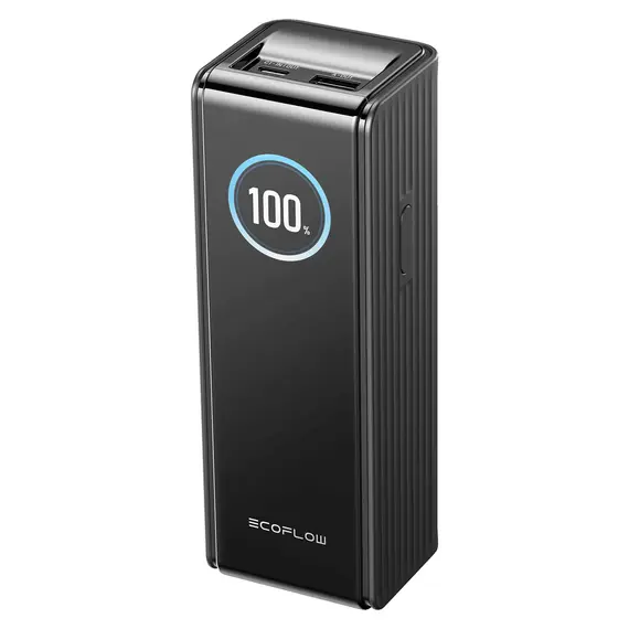 Power Bank EcoFlow RAPID Power Bank 25000mAh, 170W, 2x USB-C 140W, USB-A, TFT Display, Black