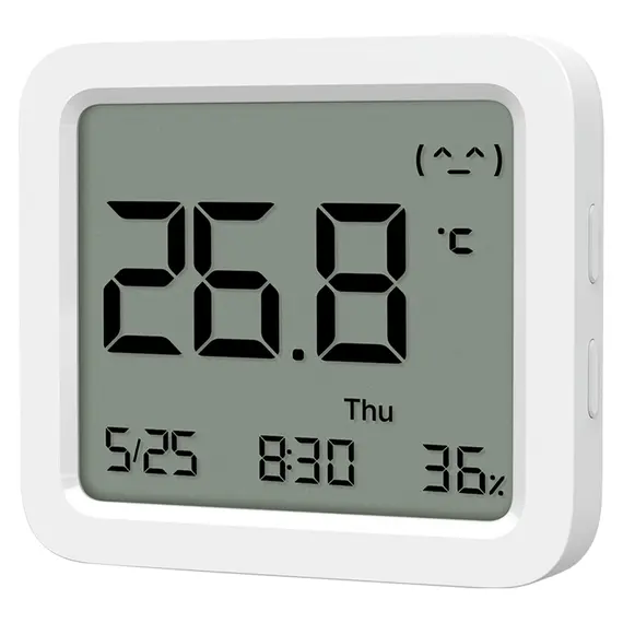 Temperature and Humidity Monitor Xiaomi Smart Temperature and Humidity Monitor 3 MJWSD05MMC, Bluetooth 5.0, White