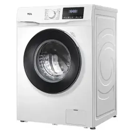 Washing Machine TCL P608FLW, 8 kg, 1400 rpm, 16 Programs, LED Display, White