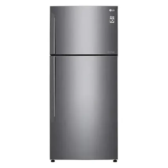 Refrigerator LG GN-C752HQCM.ADSQMER Top Freezer, 509 L, Smart Inverter, LinearCooling, DoorCooling+, Dark Graphite Steel