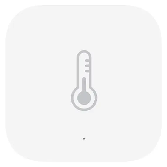 Temperature and Humidity Sensor Aqara Temperature and Humidity Sensor T1 TH-S02D, Zigbee 3.0, CR2032, White