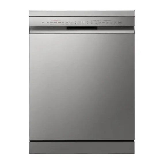 Dishwasher LG DFC435FP QuadWash Steam, 14 Place Settings, Inverter Direct Drive, ThinQ, Platinum Silver