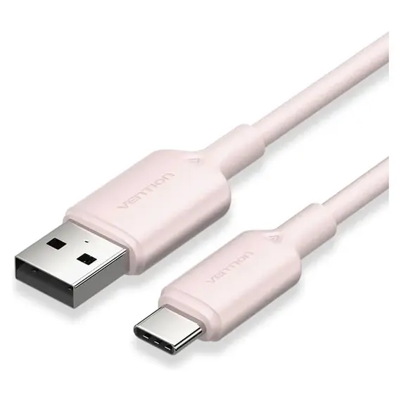 Cable Vention CTQPF USB 2.0 to USB Type-C Cable 1m Pink