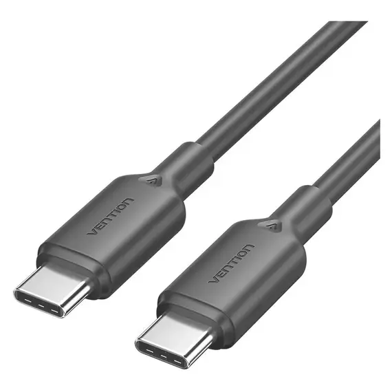 Cable Vention TRCBF USB 2.0 Type-C 60W PD Cable 1m Black