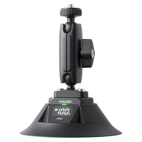 Camera Mount Insta360 Electric Suction Cup Mount, Electric Suction Cup with Double Ball Head