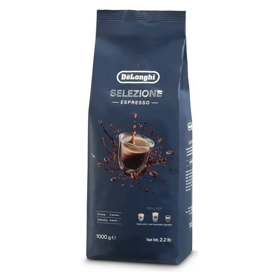 Coffee Beans DeLonghi DLSC617 Selezione, 1 kg, 70% Arabica / 30% Robusta, Medium Roast