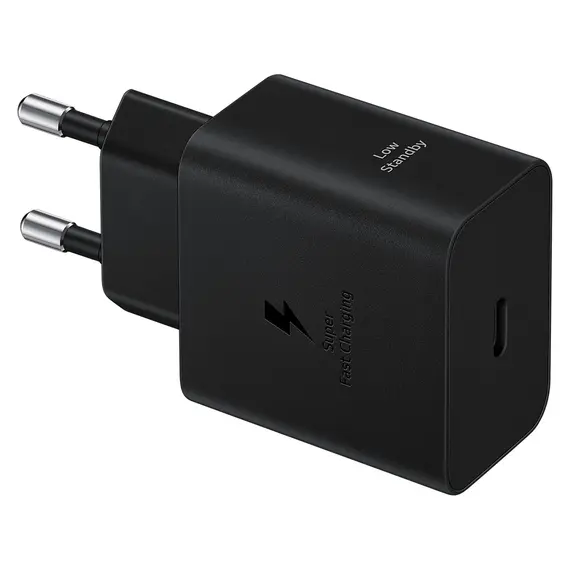 Adapter Samsung 45W Travel Adapter EP-T4511, USB-C, PD 3.0 PPS, without Cable, Black