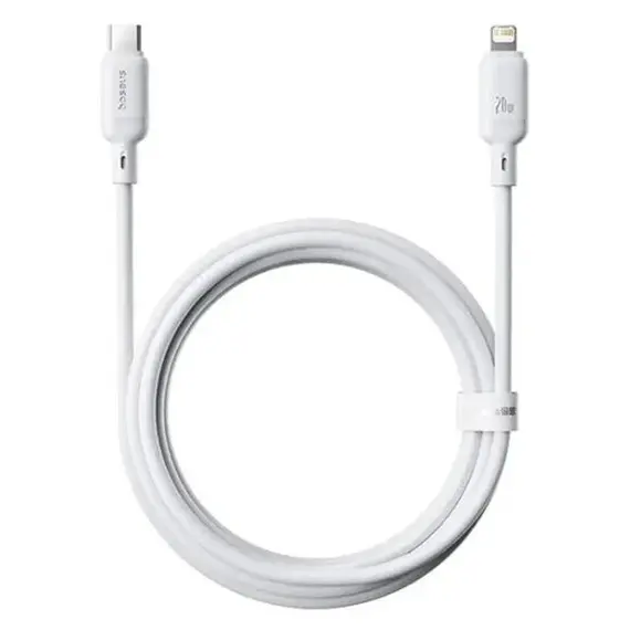 Cable Baseus P10377700213-01 Silky Series Fast Charging Cable Type-C to Lightning 20W 2m Moon White