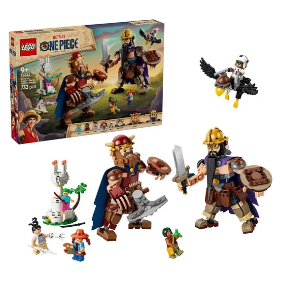 LEGO Constructor One Piece Dorry vs. Brogy – Giants of Little Garden 75644, 733 Pieces, 9+