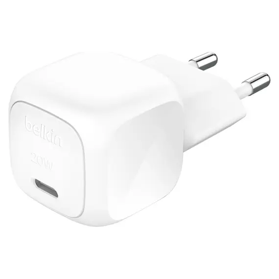 Wall Charger Belkin WCA009kqWH BoostCharge 20W USB-C, PD 3.1, PPS, White
