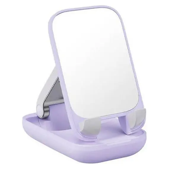Folding Phone Stand Baseus Seashell Series Folding Phone Stand with Mirror B10551501411-00, Pink
