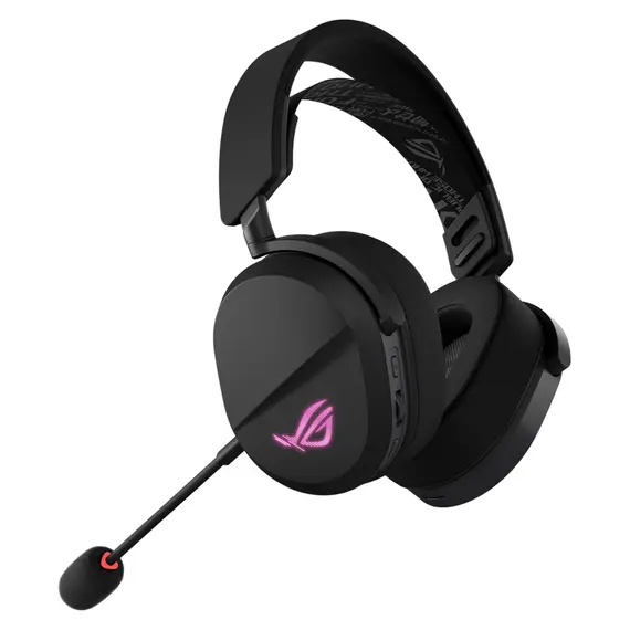 Headset ASUS ROG Pelta 90YH0410-BHUA00, 2.4GHz/Bluetooth/USB-C, RGB, Black