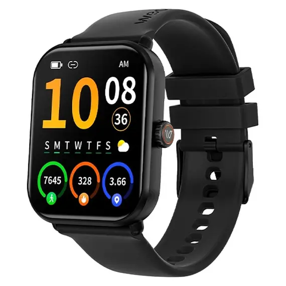 Smart Watch Weofly Active 2, 1.85" IPS, Bluetooth Calling, IP68, Black