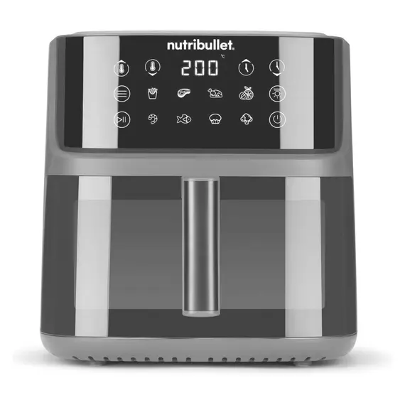 Air Fryer NutriBullet NBA0811DG CrispLite Vision, 8 L, 2000W, Dark Grey