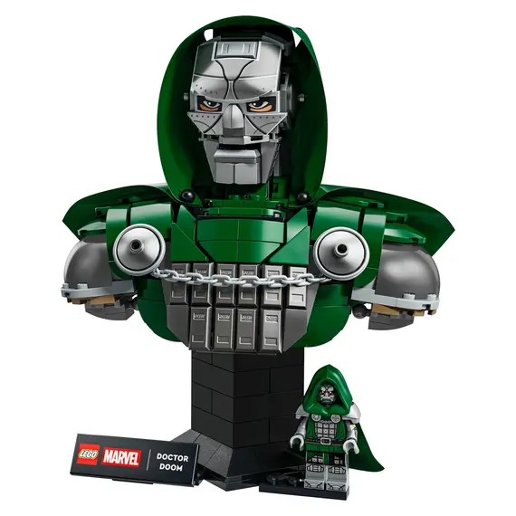 LEGO Constructor Marvel Doctor Doom Bust 76345, 379 Pieces, 18+