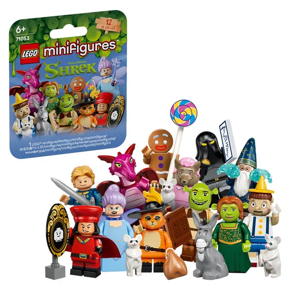 LEGO Minifigures 71053 Shrek Series, Mystery Box Minifigure (1 of 12), 6+