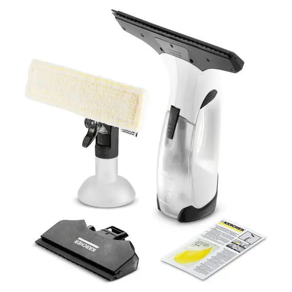 Window Vacuum KARCHER WV 2 Plus N 1.633-642.0, 35 min, 100 ml, 280/170 mm nozzles, White