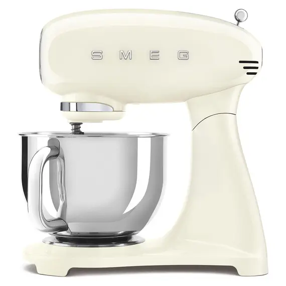 Stand Mixer Smeg SMF05CREU, 1000W, 4.8 L, 10 speeds, Cream