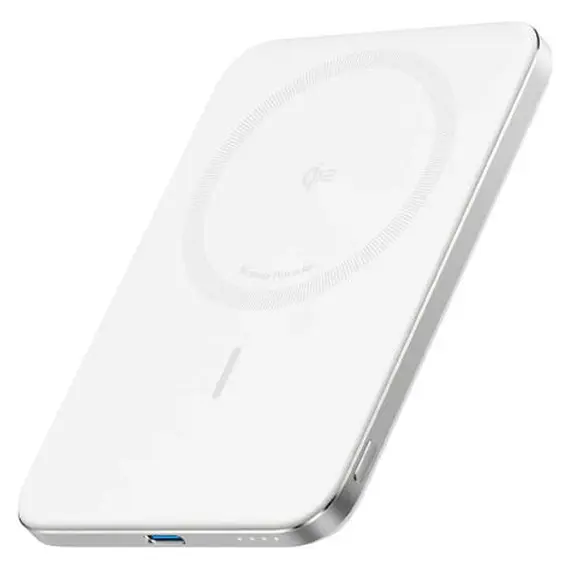 Power Bank Anker Nano Power Bank A1665H21 (5K, MagGo, Slim), 5000mAh, Qi2 15W, USB-C 20W, White
