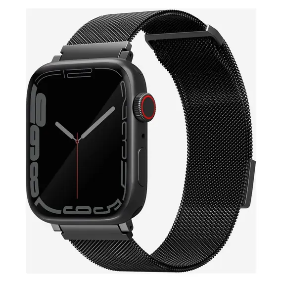 Smart Watch Strap Uniq Dante Apple Watch 41/40/38mm, Stainless Steel Mesh, Graphite