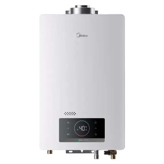 Gas Water Heater Midea MGWH14-28EGPCIS(W), 14 L/min, 28 kW, Closed Chamber, White