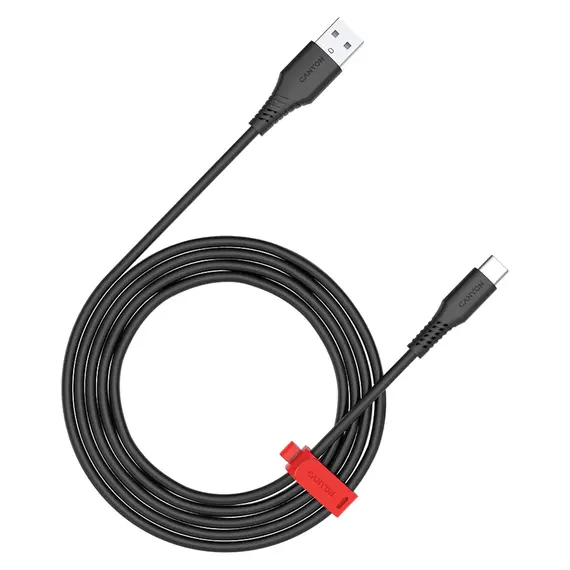 USB Cable CANYON CNS-AC18SC12B AC18SC USB-A to USB-C 18W 1.2m Black