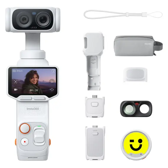 Action Camera Insta360 Luna Ultra Creator Bundle Stellar White