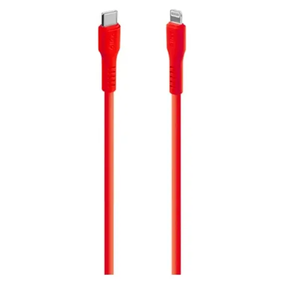 Cable Ttec 2DK60NK USB-C to Lightning, Charge/Data, 1.2m, Red