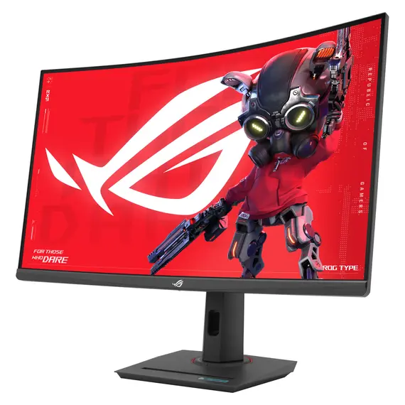 Monitor Asus ROG Strix XG32WCMS 31.5" QHD Fast VA Curved 280Hz 1ms HDMI DP USB-C DisplayHDR 400 Black (90LM09X0-B01970)