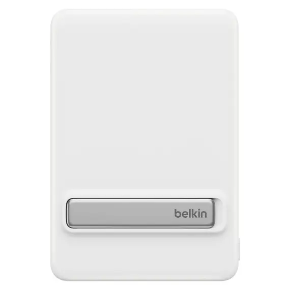 Power Bank Belkin BoostCharge Slim Magnetic 10000mAh Qi2 15W with Stand BPD016hqWH, White