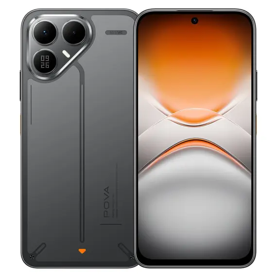 Mobile phone TECNO Pova 8 5G (LK6) 8GB/256GB Graphite Black, 6.76" 144Hz, Dimensity 7100, 50MP, 8000mAh