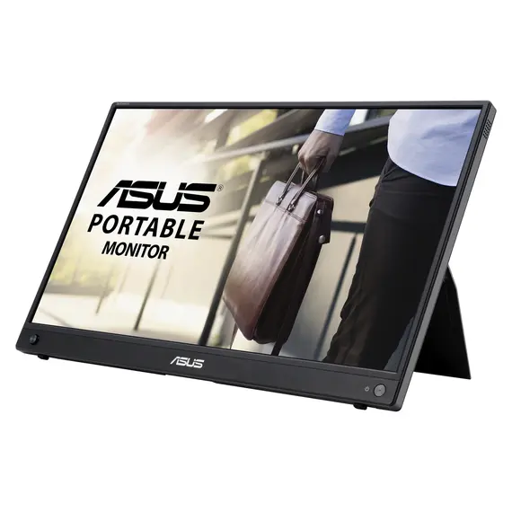 Portable Monitor Asus ZenScreen GO MB16AWP 15.6" FHD IPS Wi-Fi, Mini HDMI, USB-C, 7800mAh, Black (90LM07I1-B01370)