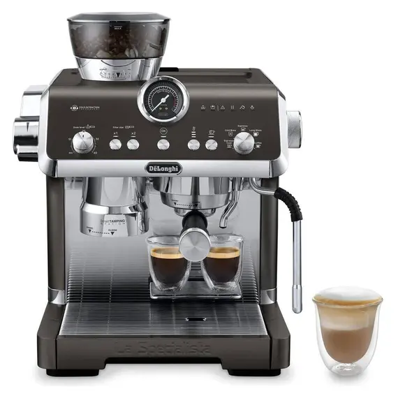 Coffee Machine Delonghi EC9555.BK La Specialista Opera, 1550W, 19 bar, 2 L, with Grinder, Black