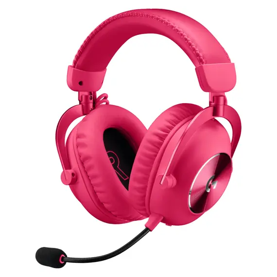 Headset Logitech G PRO X 2 LIGHTSPEED, Wireless, 50mm Graphene, LIGHTSPEED/Bluetooth/3.5mm, 50h, Magenta