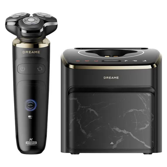 Shaver Dreame S9 Pro (AS03A) Smart Skin Care, with Cleaning Station, Color Display, IPX7, 90 min, Black