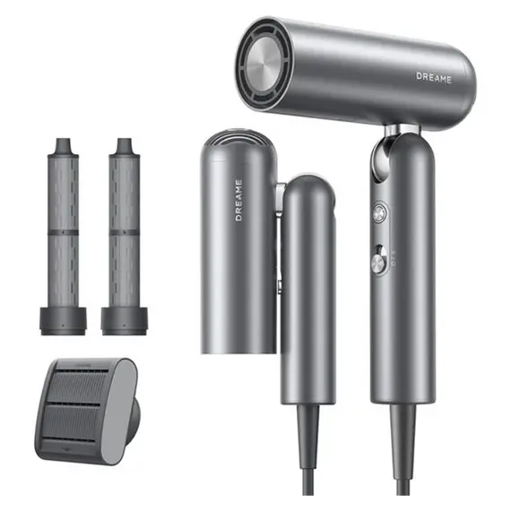 Hair Dryer Dreame Pocket Neo High-Speed Hair Dryer, 1300W, Ionization, Foldable, Grey