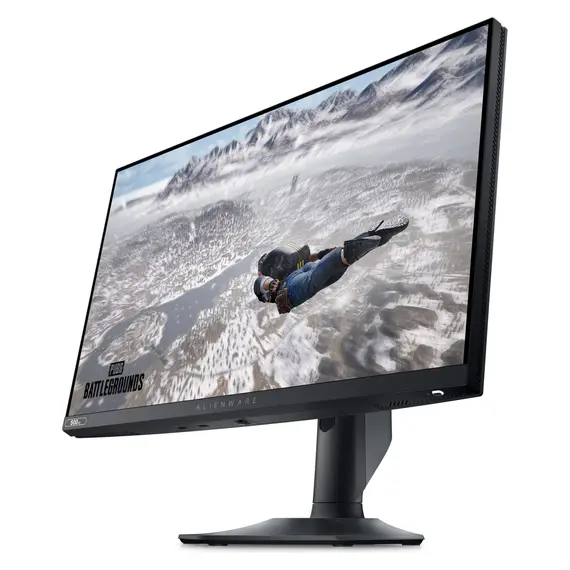 Monitor Dell Alienware AW2524HF/210-BJPH, 24.5" FHD Fast IPS 500Hz 0.5ms, HDMI 2.1, 2xDP 1.4, Dark Grey