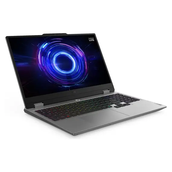 Laptop Lenovo 83JE0189RK LOQ 15IRX10, 15.6" FHD IPS 144Hz, i7-13645HX, 16GB, 512GB SSD, RTX5050 8GB, No OS, Luna Grey