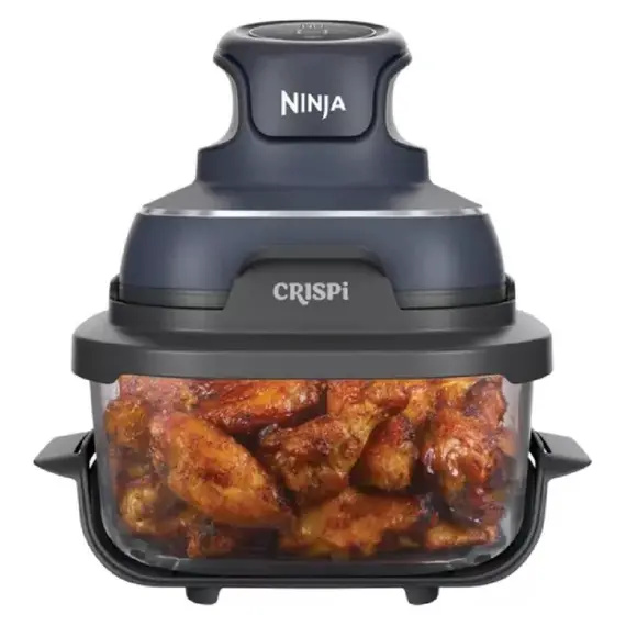 Air Fryer Ninja FN101EUGY CRISPi, 1700W, 3.8 L + 1.4 L, 4 Functions, Grey