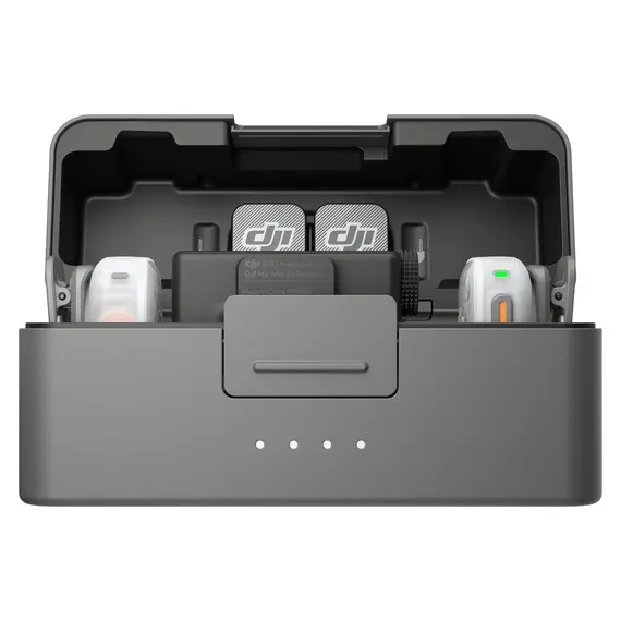 Microphone DJI Mic Mini 2S (2 TX + 1 RX + Charging Case), Wireless, 32-bit Float Internal Recording, 400 m