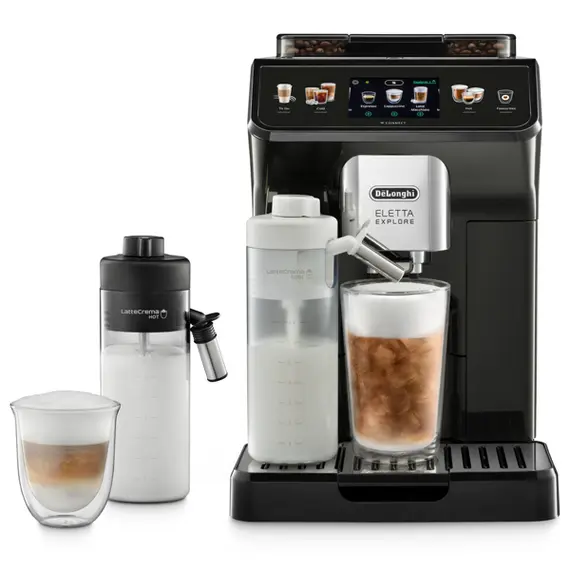 Coffee machine DeLonghi ECAM450.65.G, 1450W, 1.8L, Coffee Machine, Black