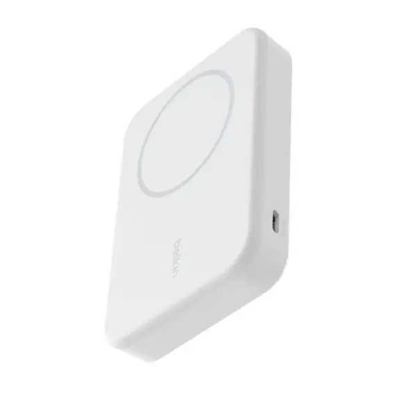 Portable Charger Belkin Magnetic Wireless Power Bank Qi2 15W 8000mAh With Stand BPD007BTWH