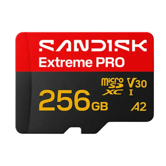 SanDisk 256GB Extreme PRO microSDXC UHS-I V30 A2 250MB/s 256GB SDSQXCJ-256G-GS6MA